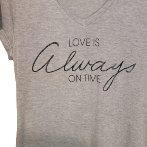 Apt.9  "Love is Always on Time" t-shirt - Picture 2 of 6